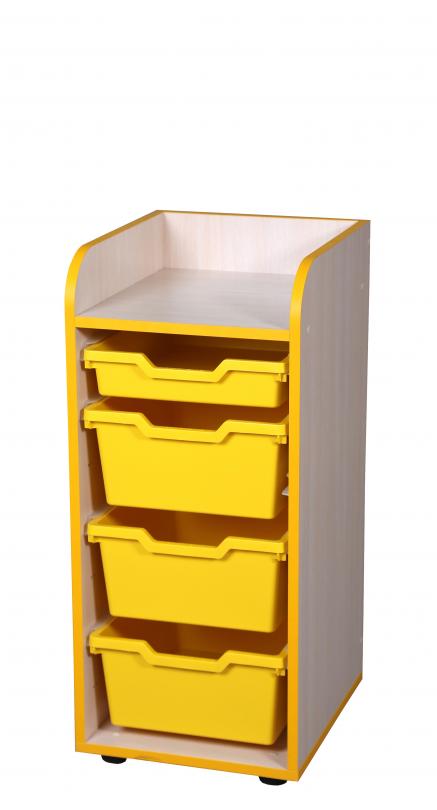 Стінка "Органайзик" елемент №4 ,з пластиковими лотками для взуття та приладдя,(ТОВ ‘’АЛМАНТ’’), 357х410х540 мм.